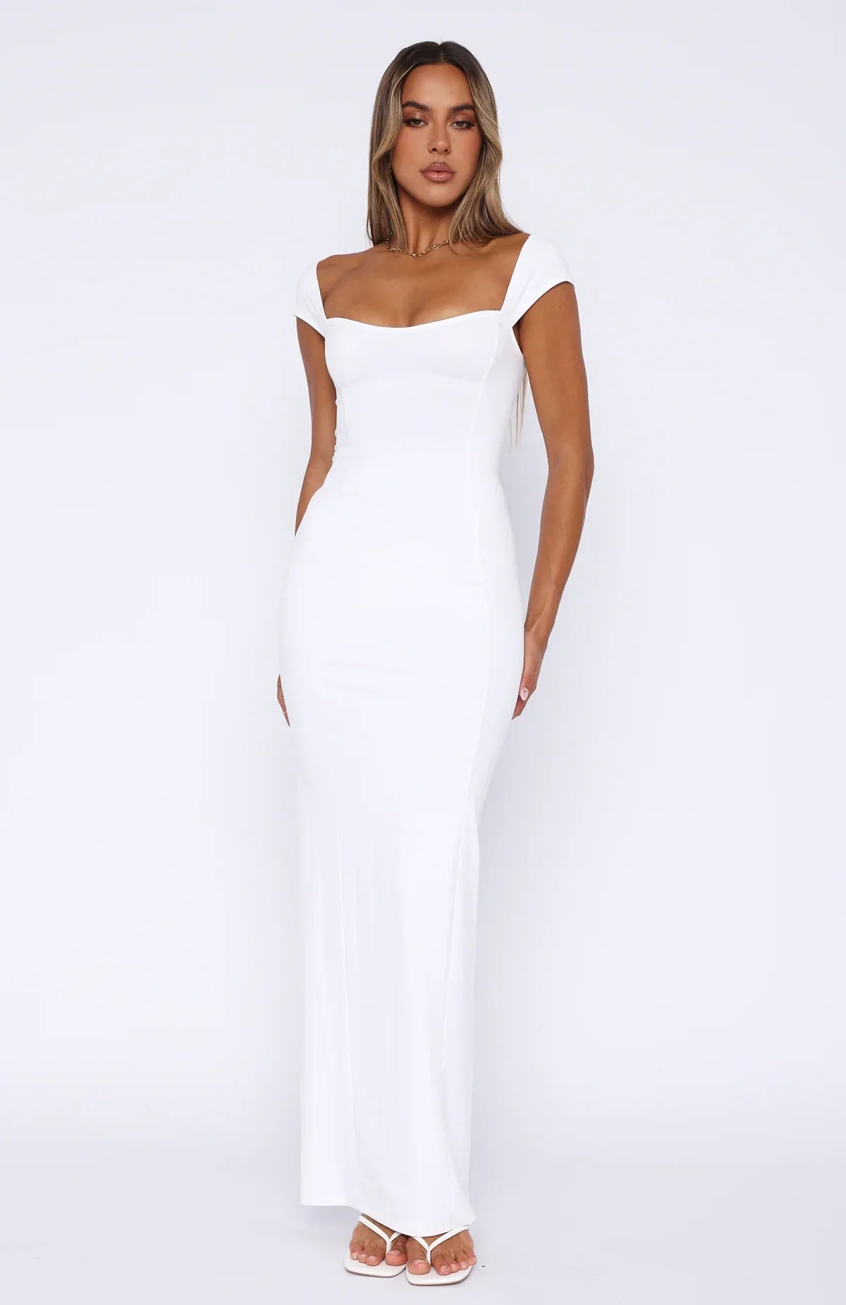 Elegant Fishtail Maxi Dress Dress