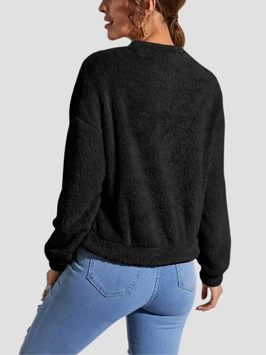 fluffy sweater