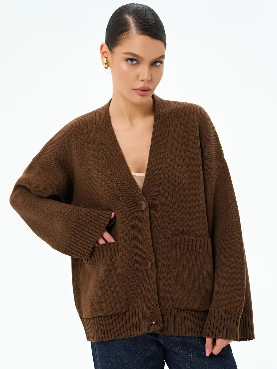 Oversized Thick Knitted Cardigan