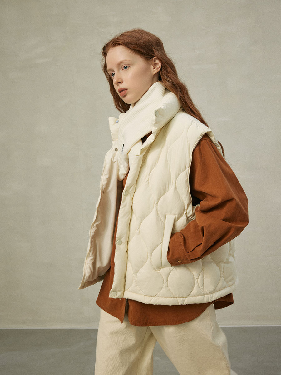 Padded vest for women