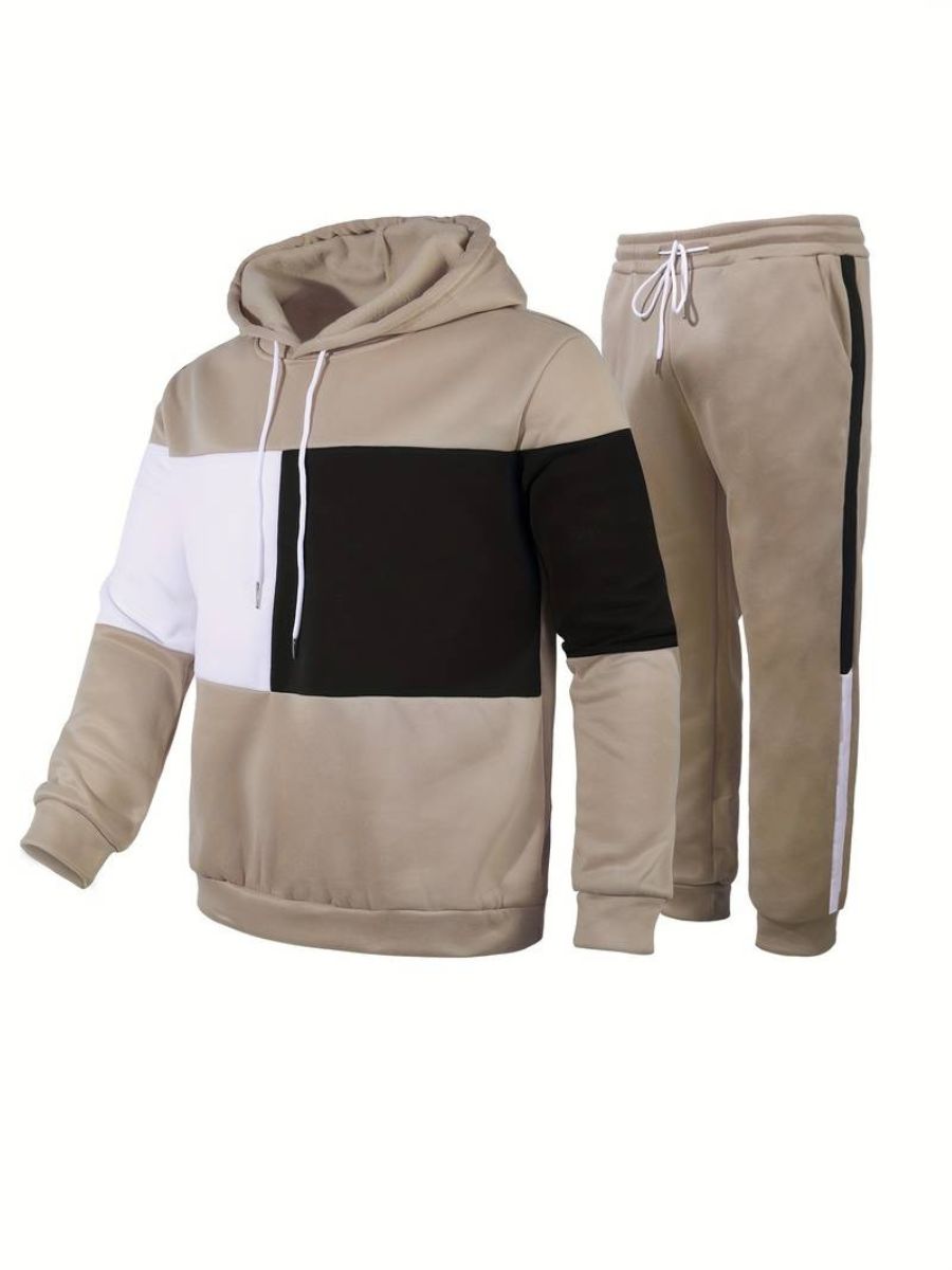 hoodie and drawstring joggers