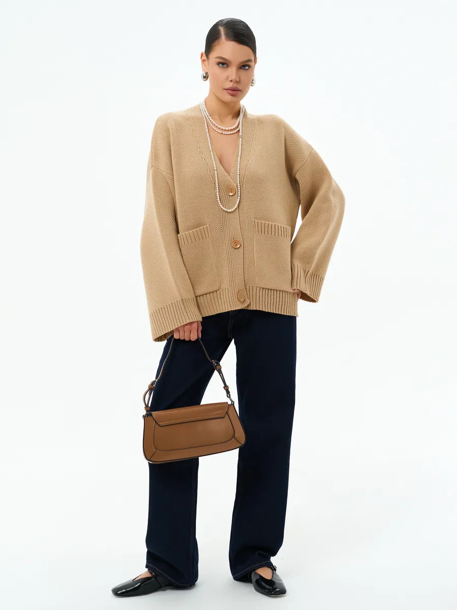 Oversized Thick Knitted Cardigan