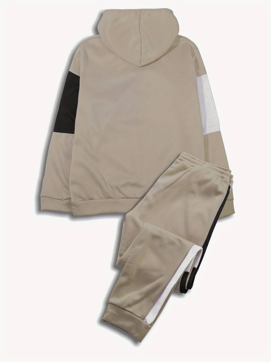 hoodie and drawstring joggers