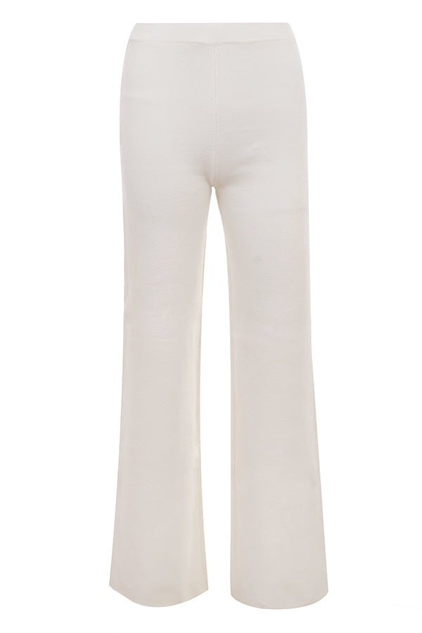 White knitted cardigan with pants