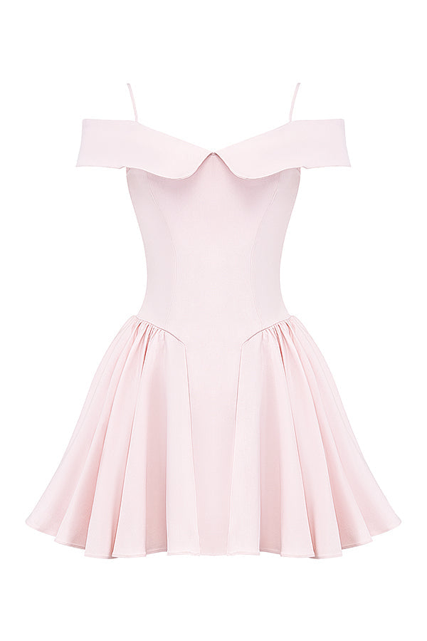 Off shoulder mini dress