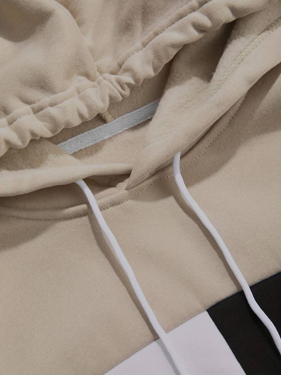 hoodie and drawstring joggers