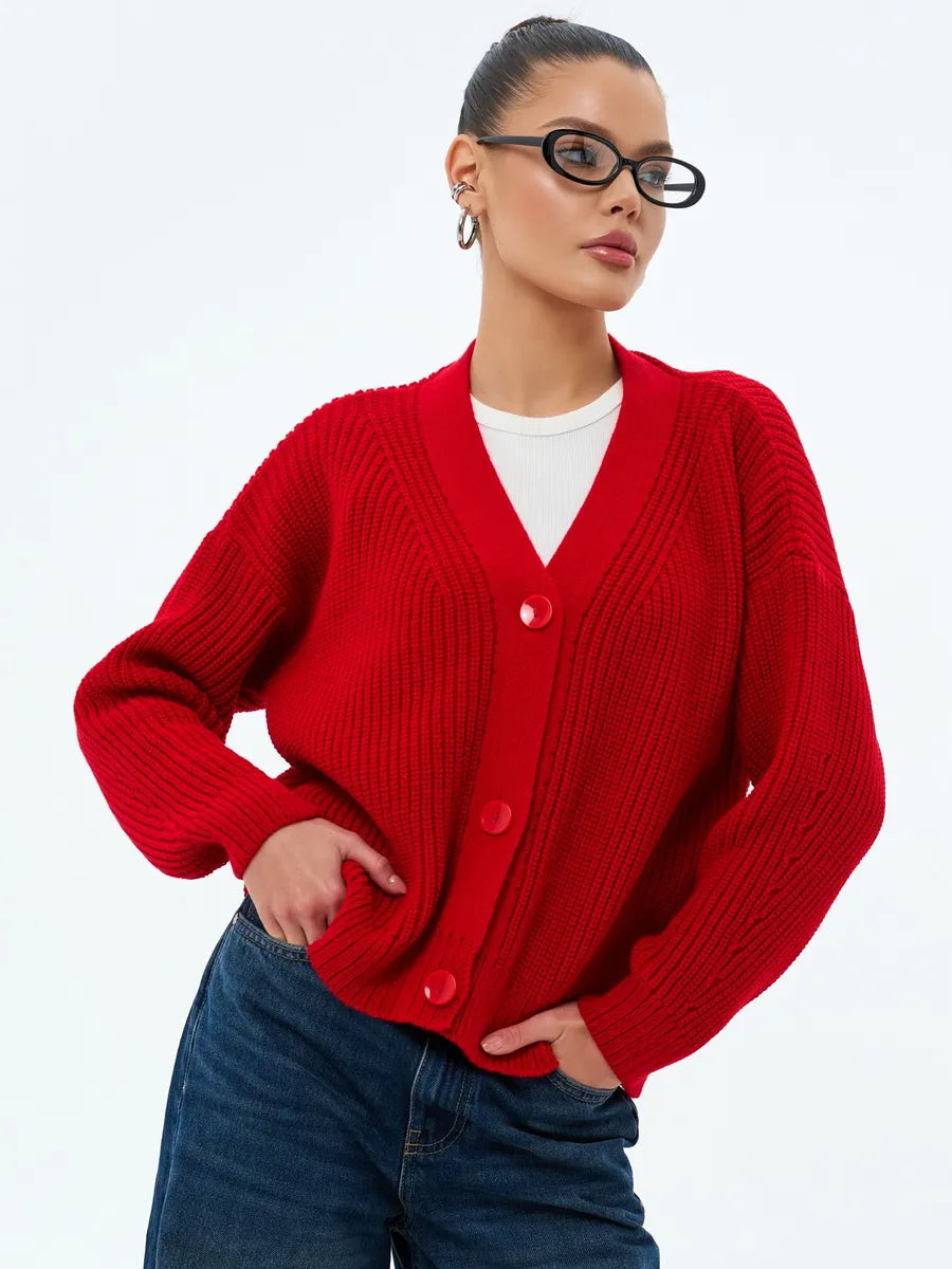Oversized Thick Knitted Cardigan