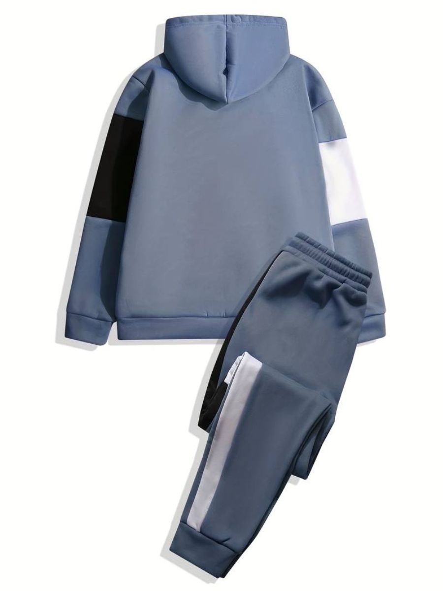 hoodie and drawstring joggers