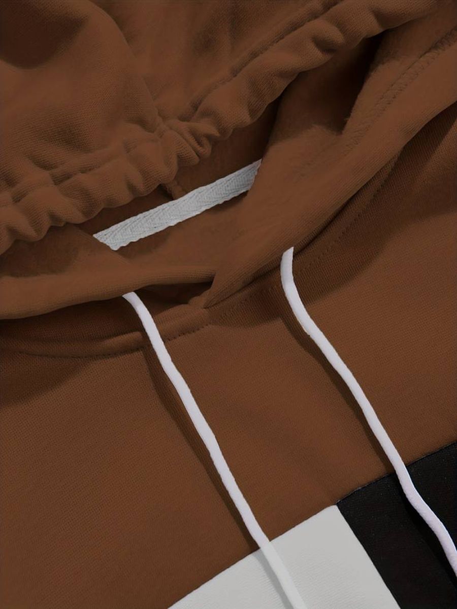 hoodie and drawstring joggers