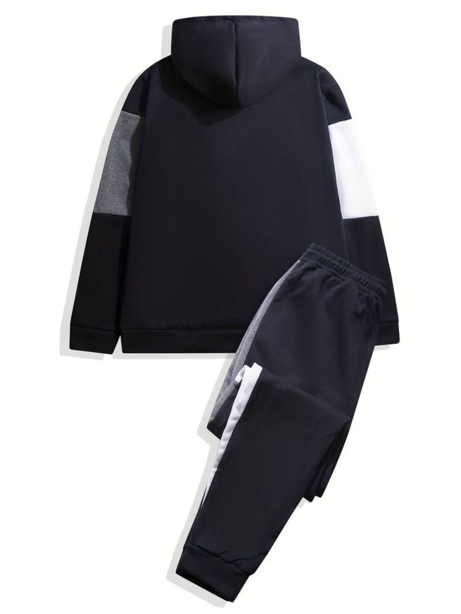 hoodie and drawstring joggers