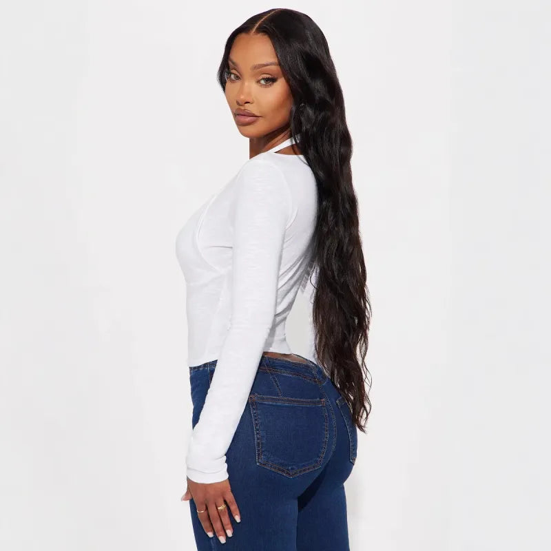 Two Piece Top In White