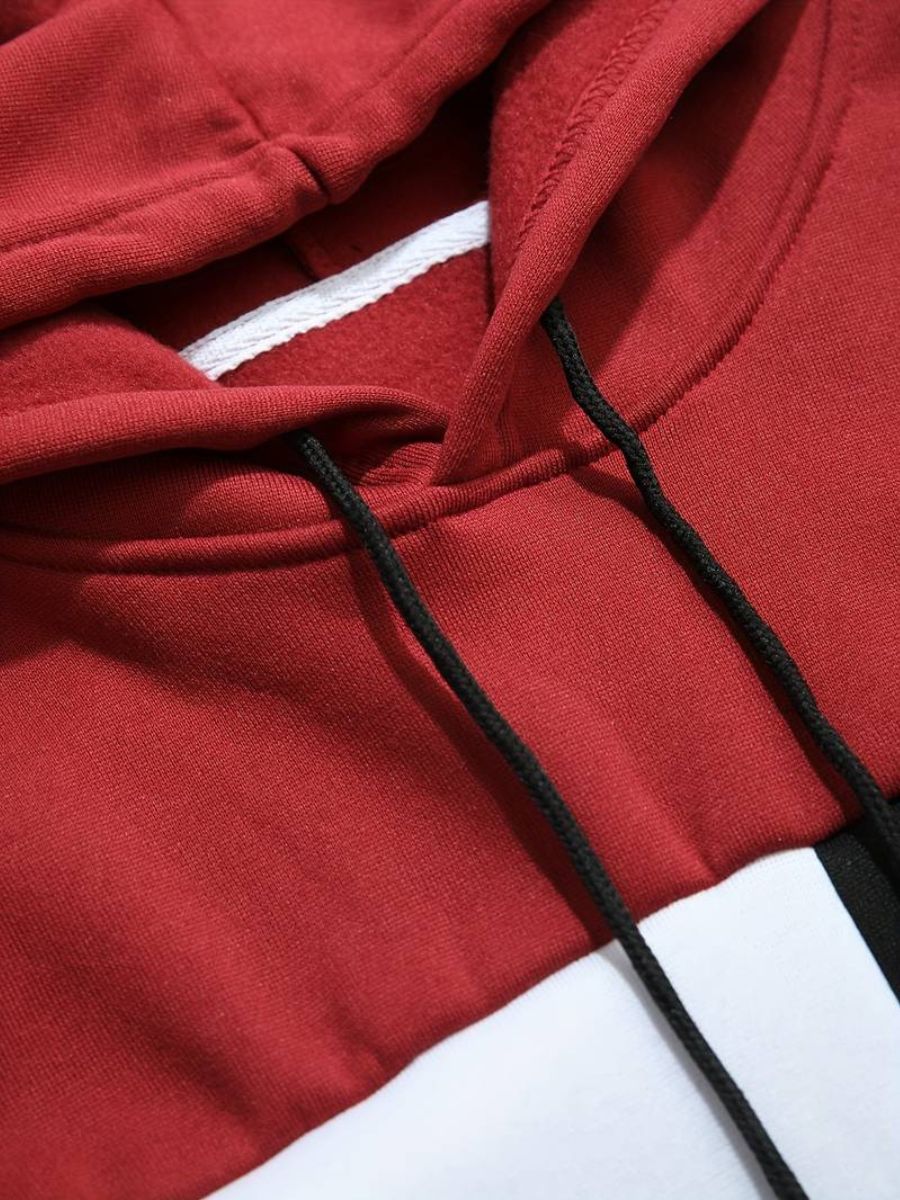 hoodie and drawstring joggers