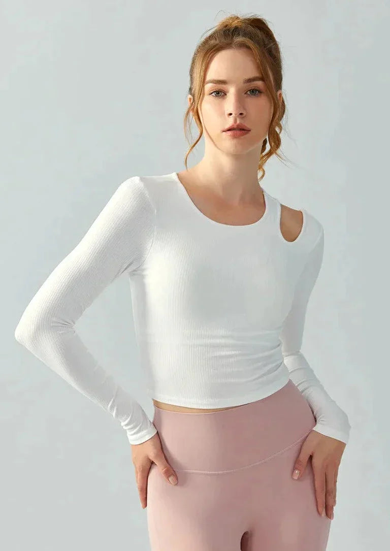 Long sleeve sports shirt for women