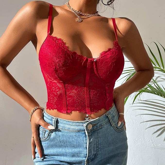 Lace Crop Corset