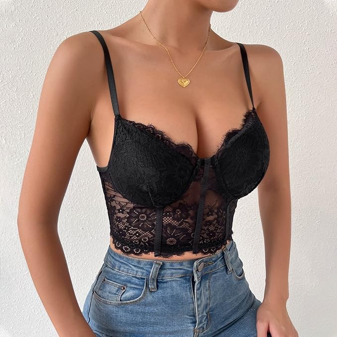Lace Crop Corset