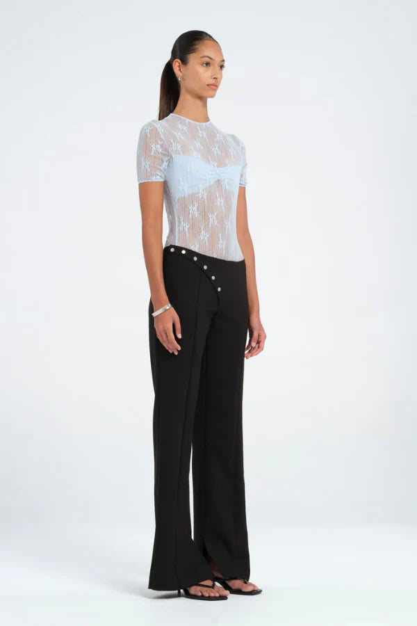 Backless Lacy Top
