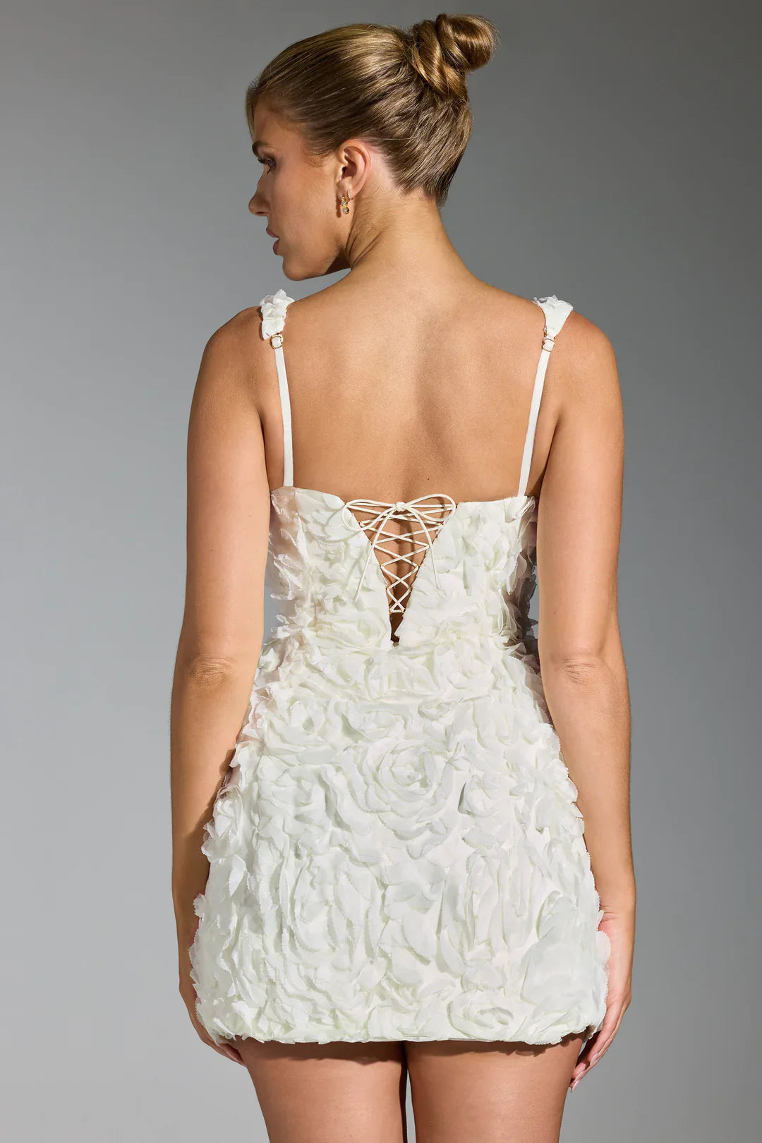 Floral corset mini dress