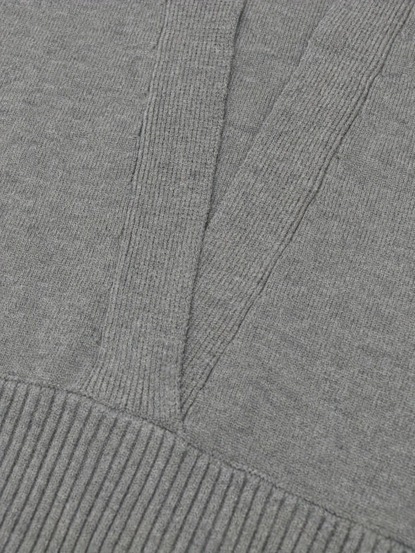 Versatile rib knit sweater for women