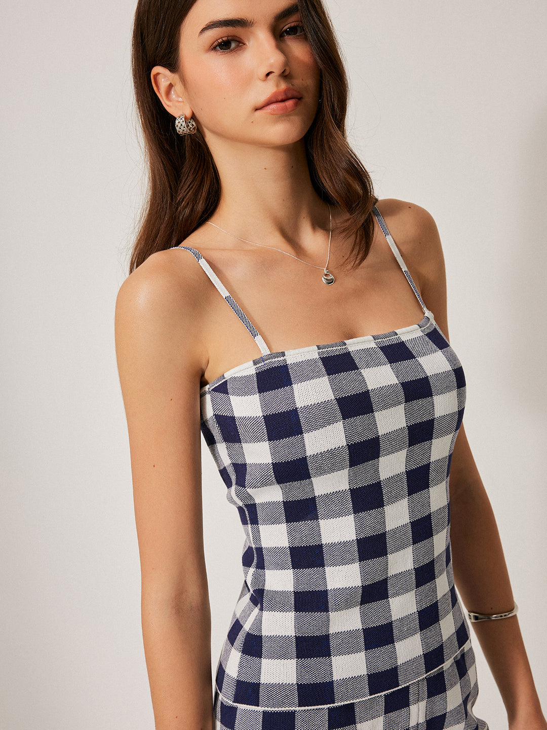 Checkered Top With Shorts