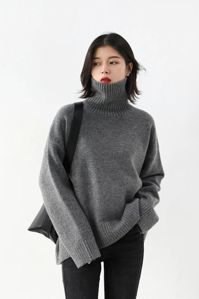 Loose Turtleneck Sweater
