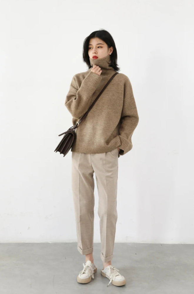 Loose Turtleneck Sweater