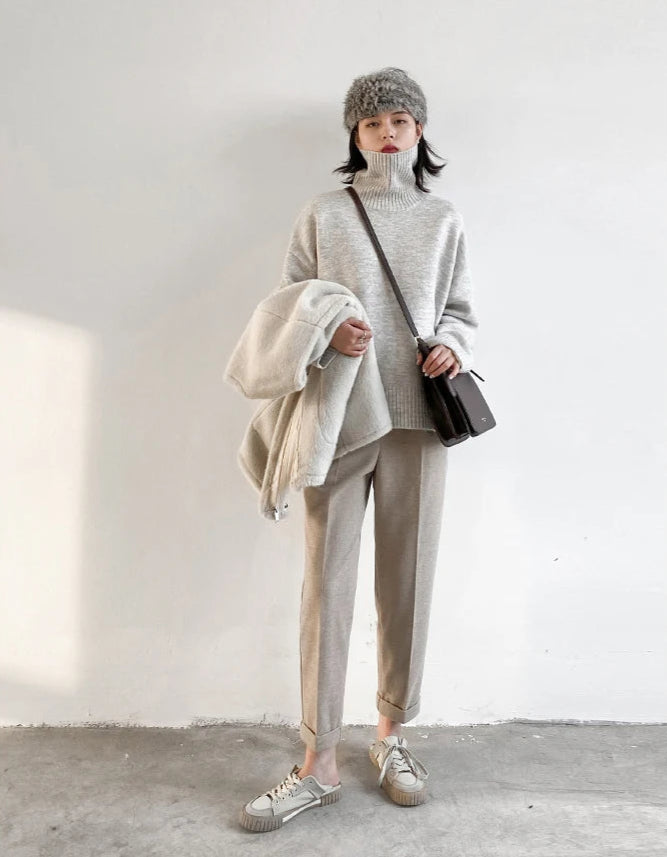 Loose Turtleneck Sweater