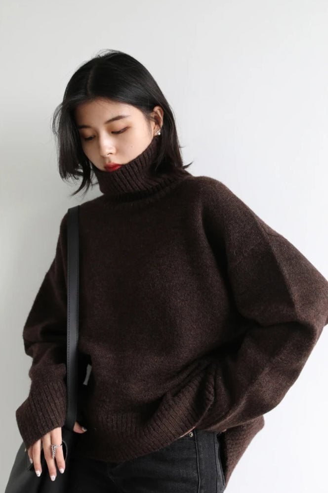 Loose Turtleneck Sweater