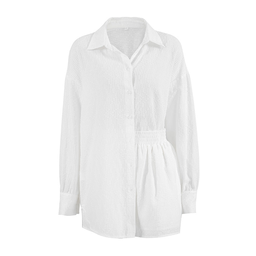 Loose Shirt and Shorts Set