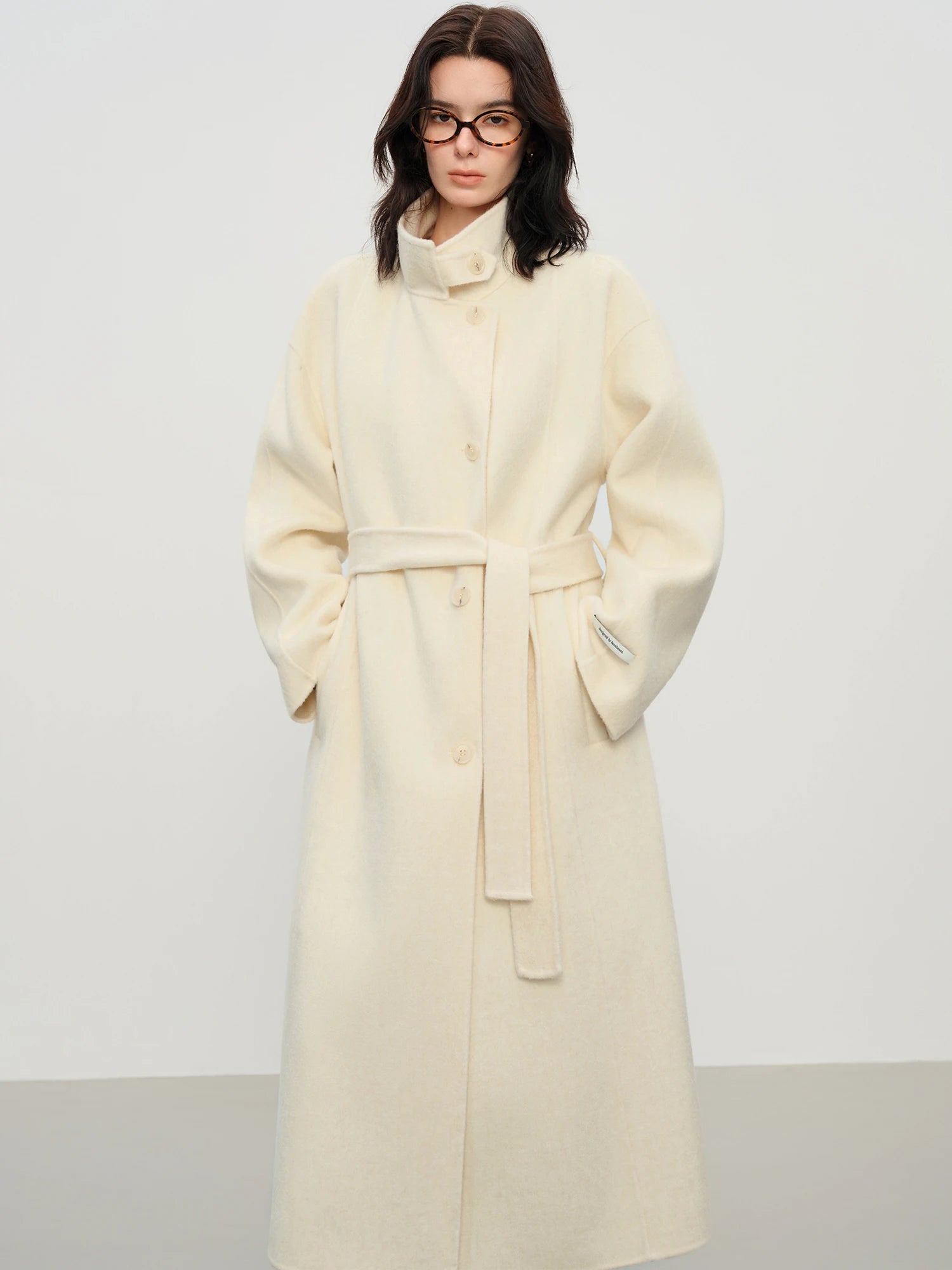 Wool Double-Faced Long Coat