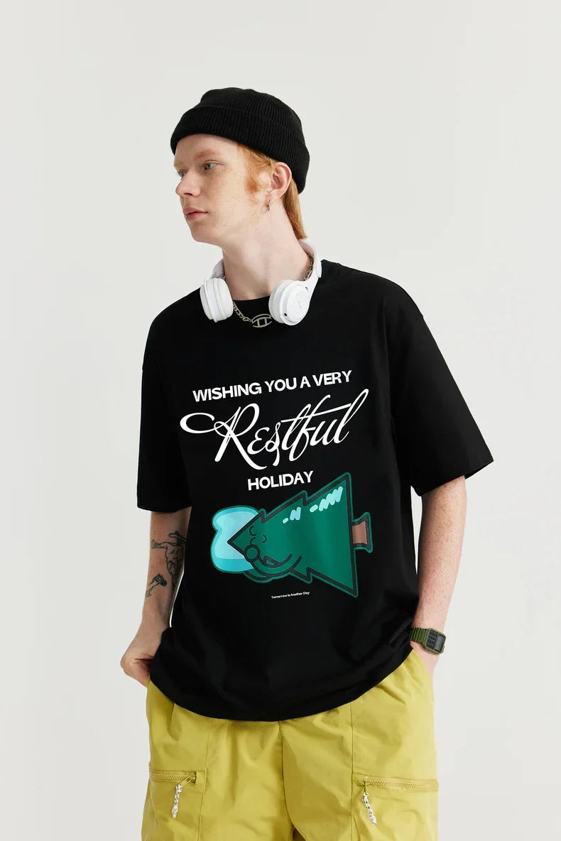 Christmas tree Printed T-shirt