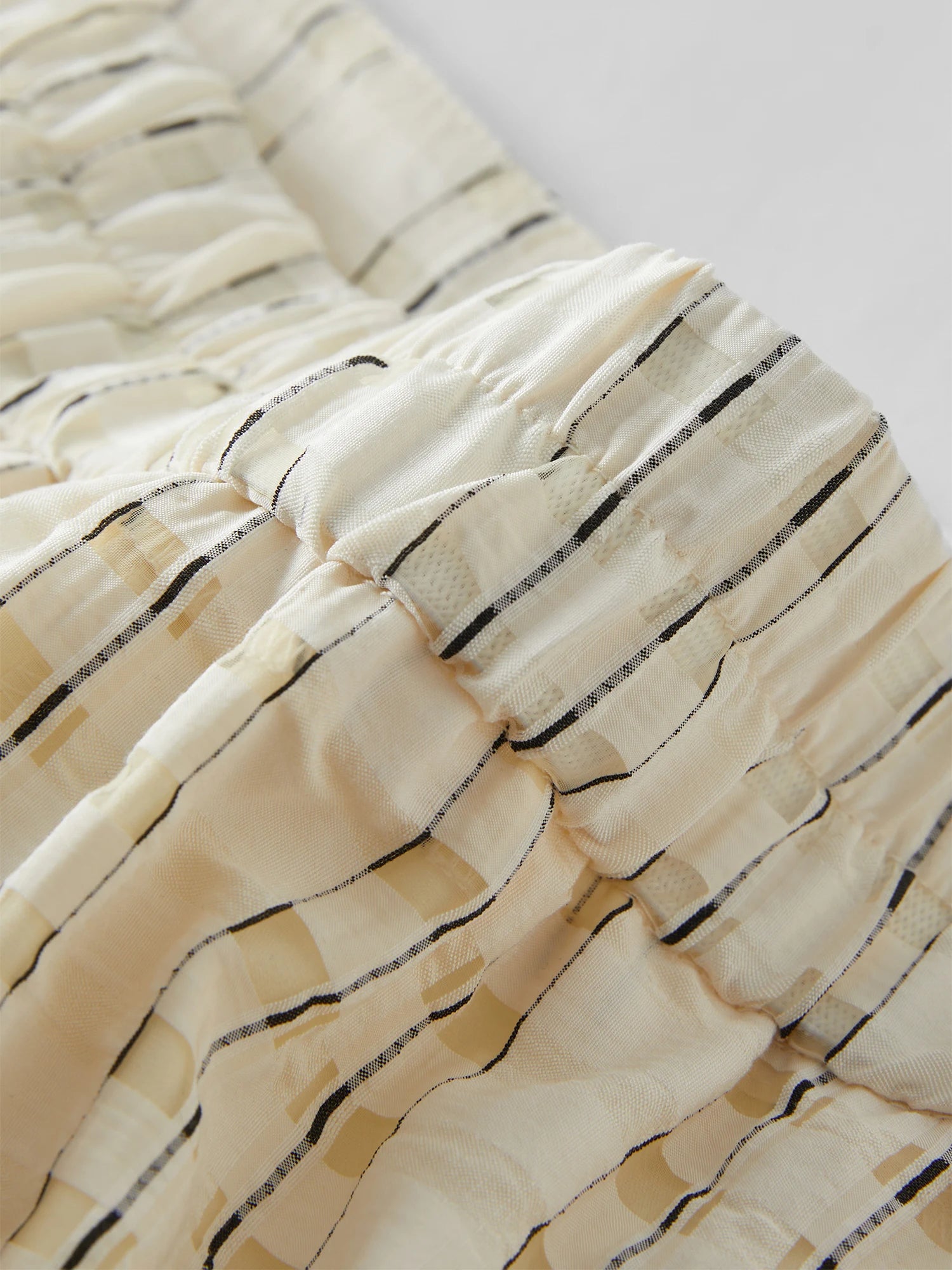 Texture French Fashion Beige Top and Skirt