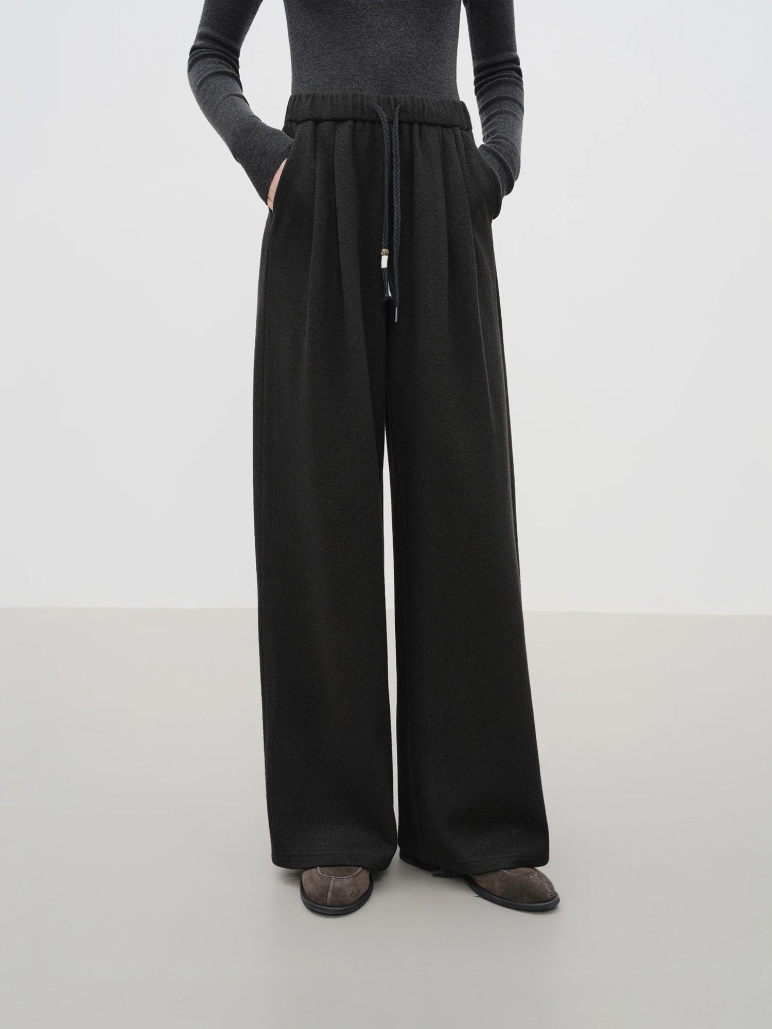 Casual Loose Wool Pants