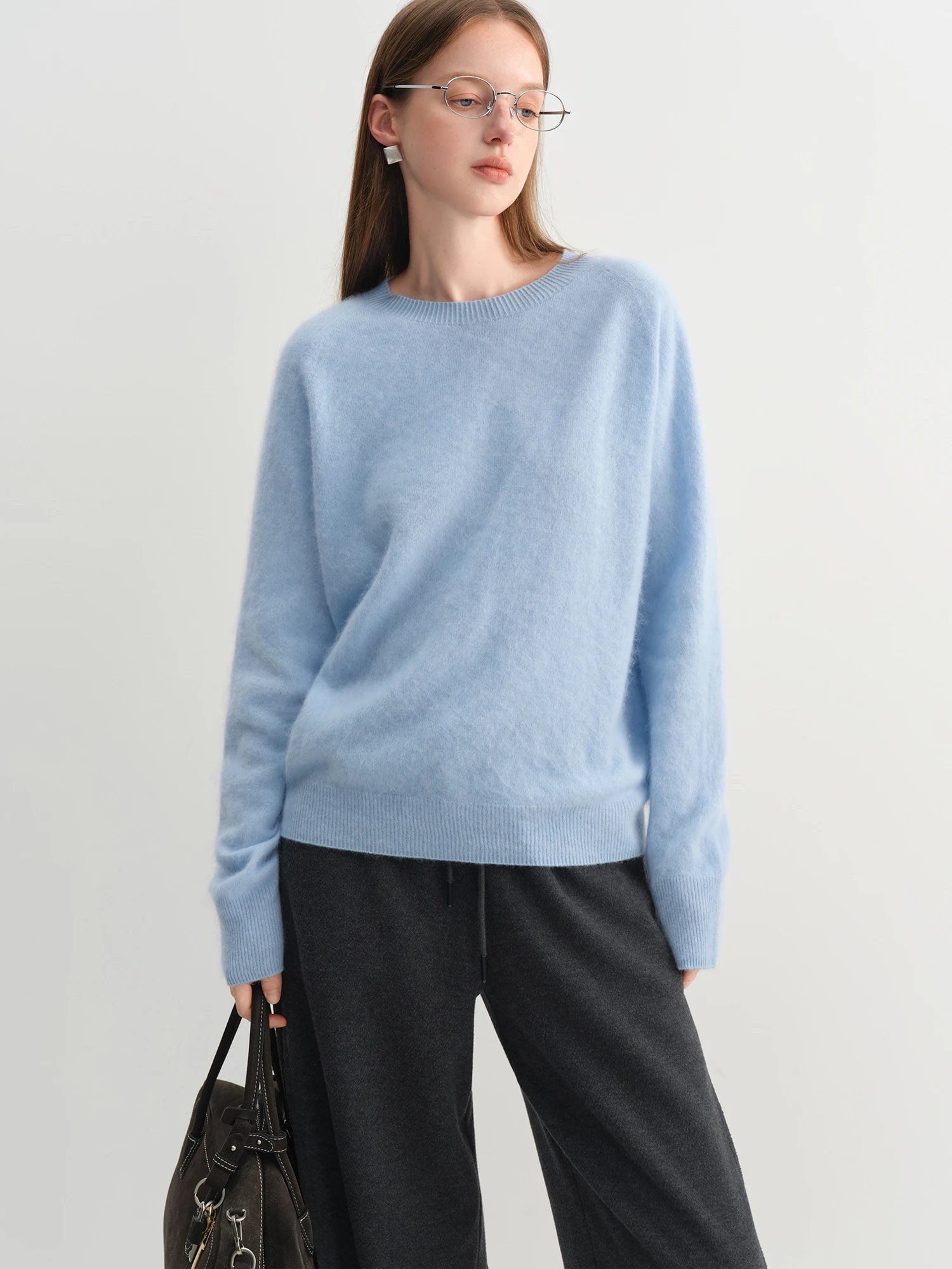 Wool Blend Cashmere Pullover