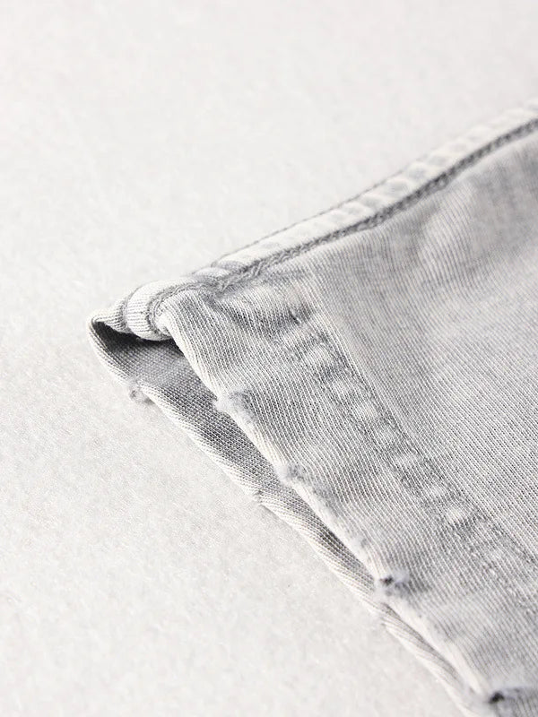 Worn Oversize Sleeveless Shirt vest