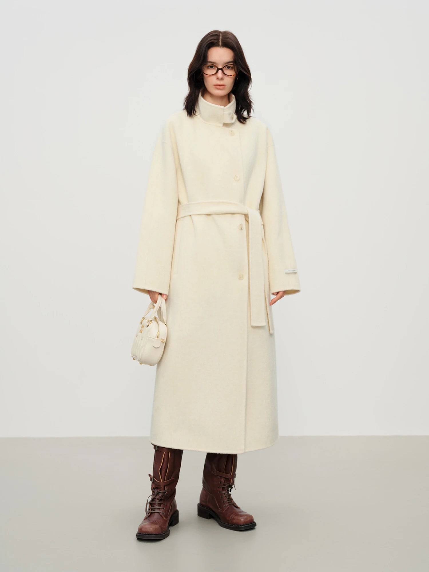 Wool Double-Faced Long Coat