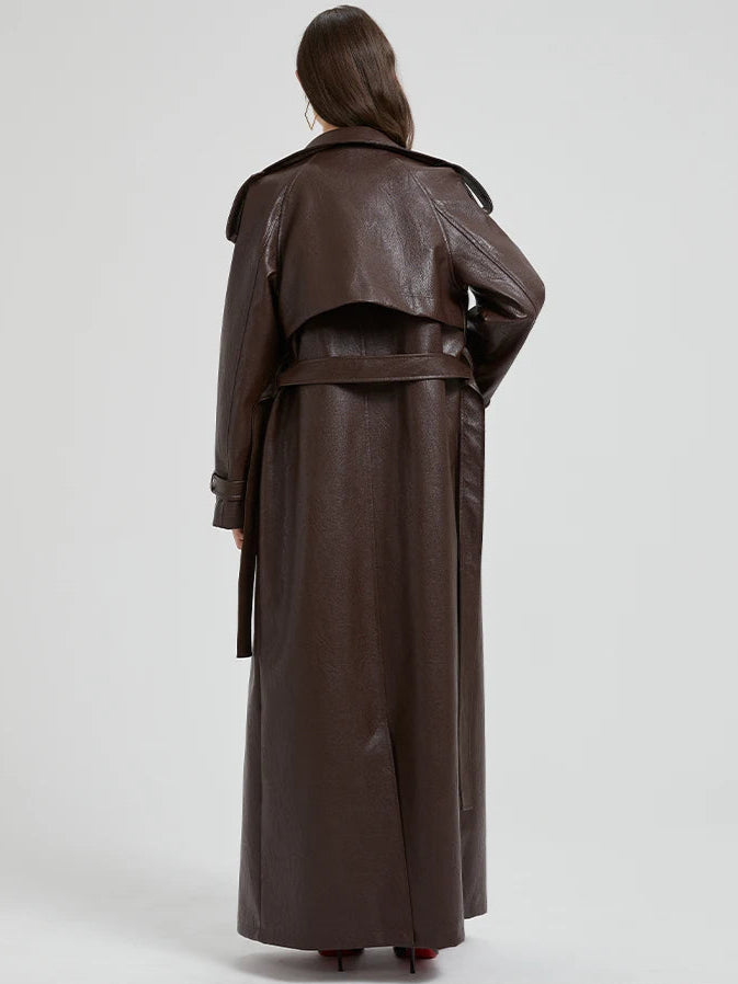Long Leather Coat