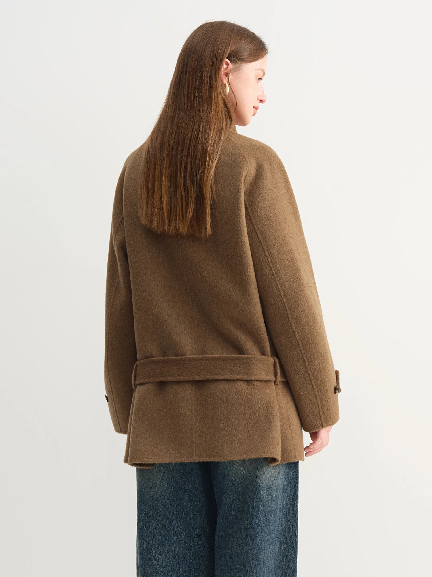 Double-faced Wool Small Coat