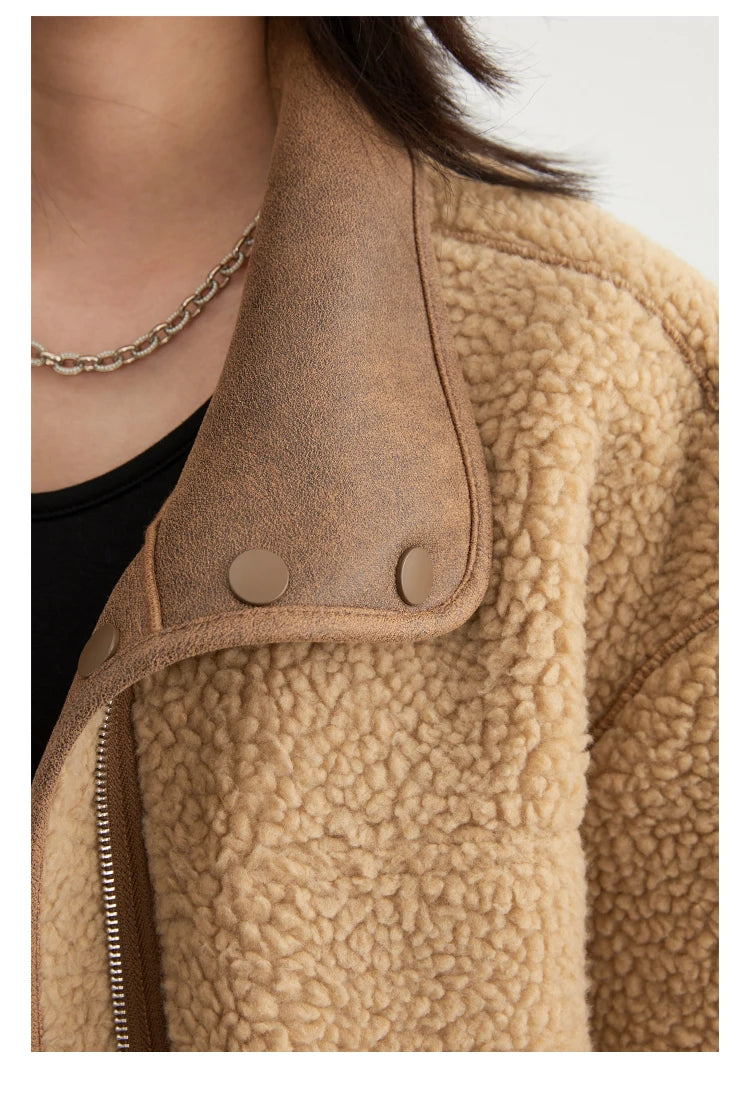 Oversized Suede Jacket