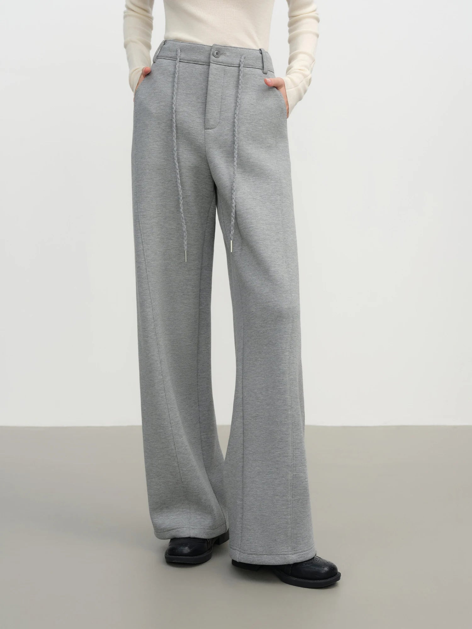 Lightweight Loose Gray Sport Suit