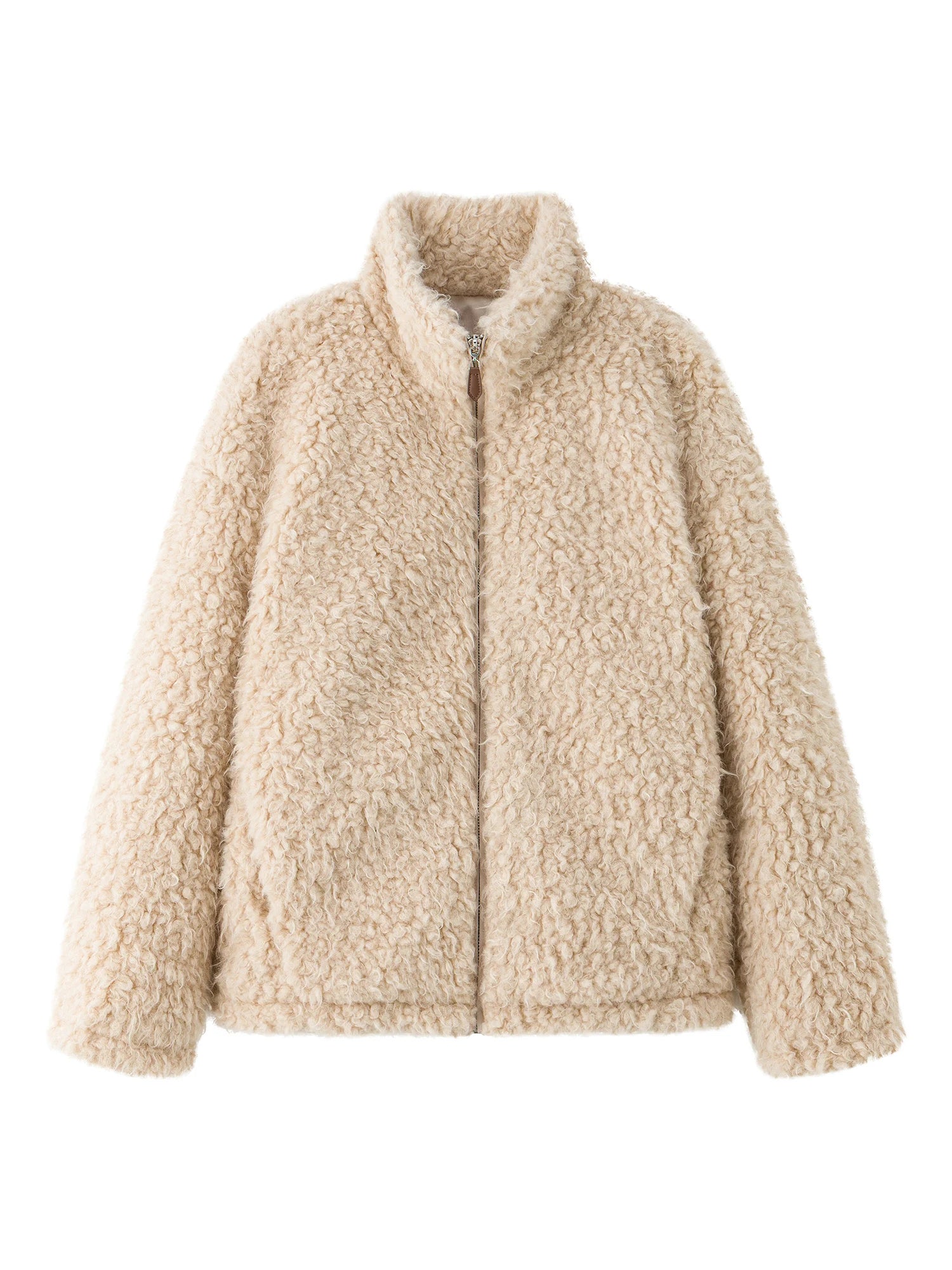 Short Light Fur Jacket