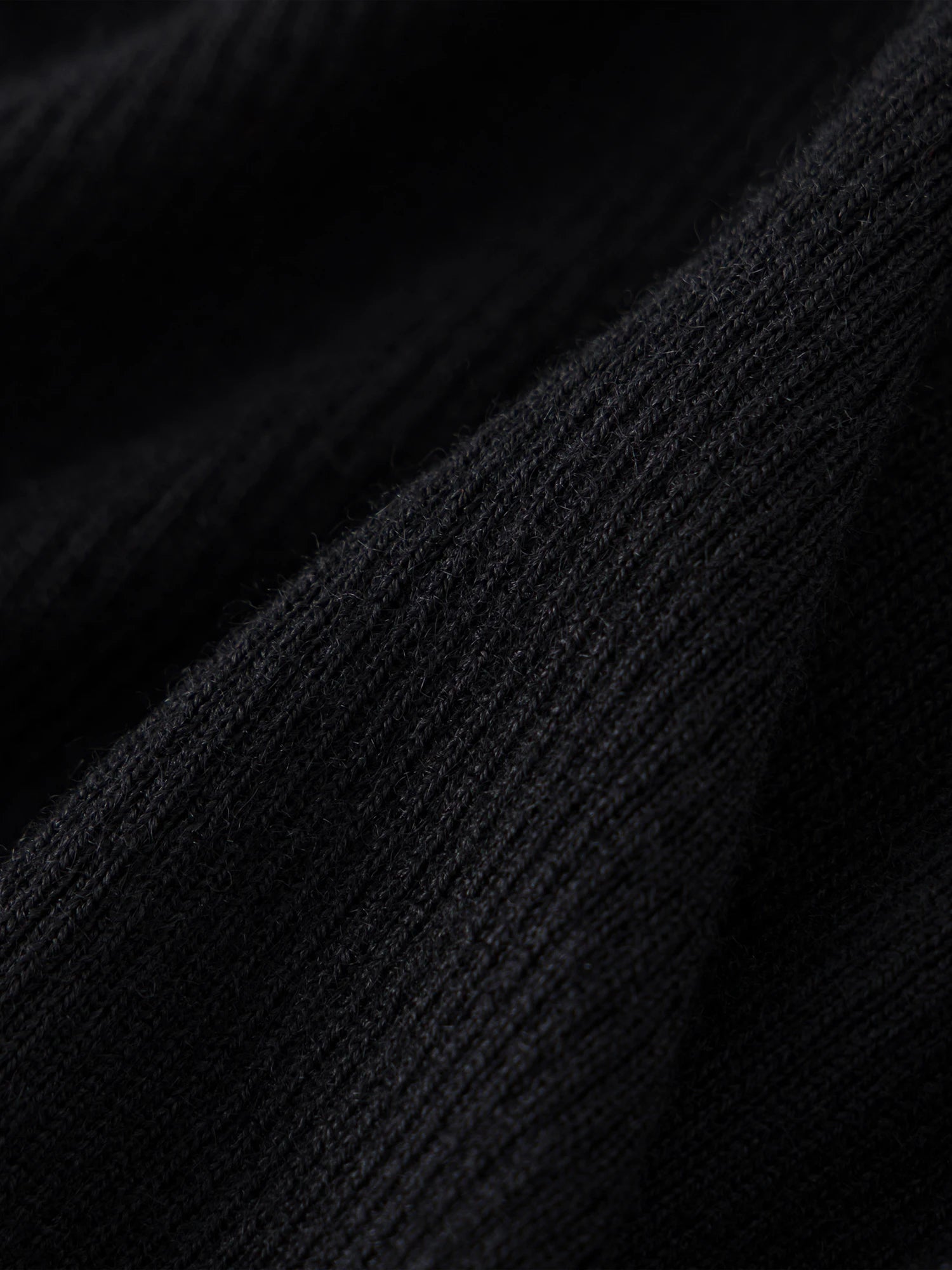 Asymmetric Knit Wool Sweater