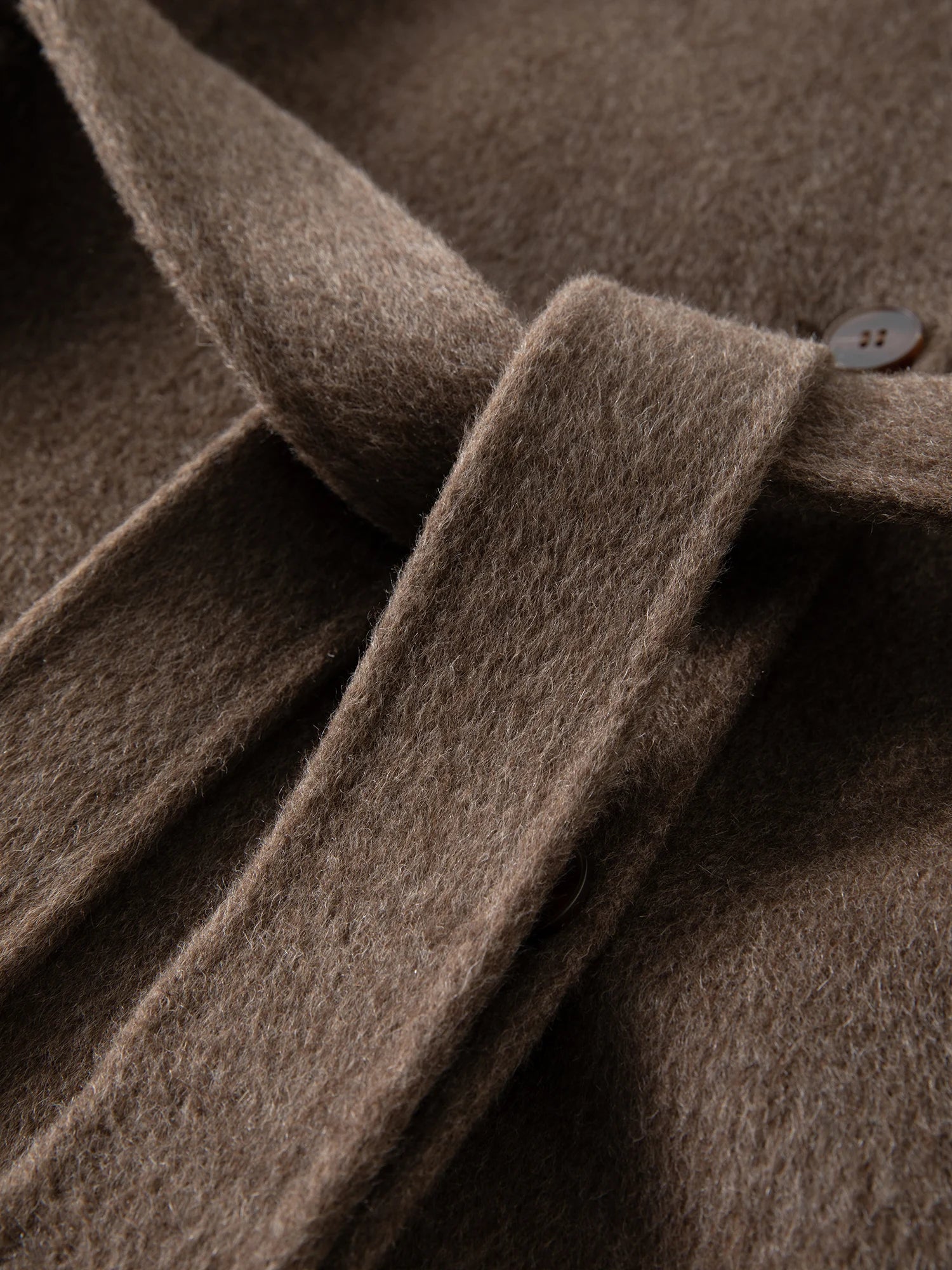 Wool Double-Faced Long Coat