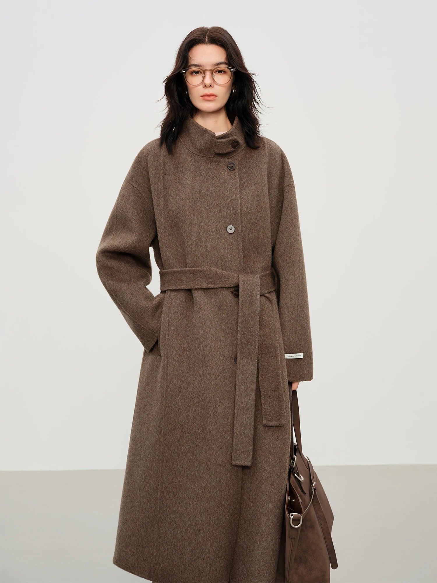 Wool Double-Faced Long Coat