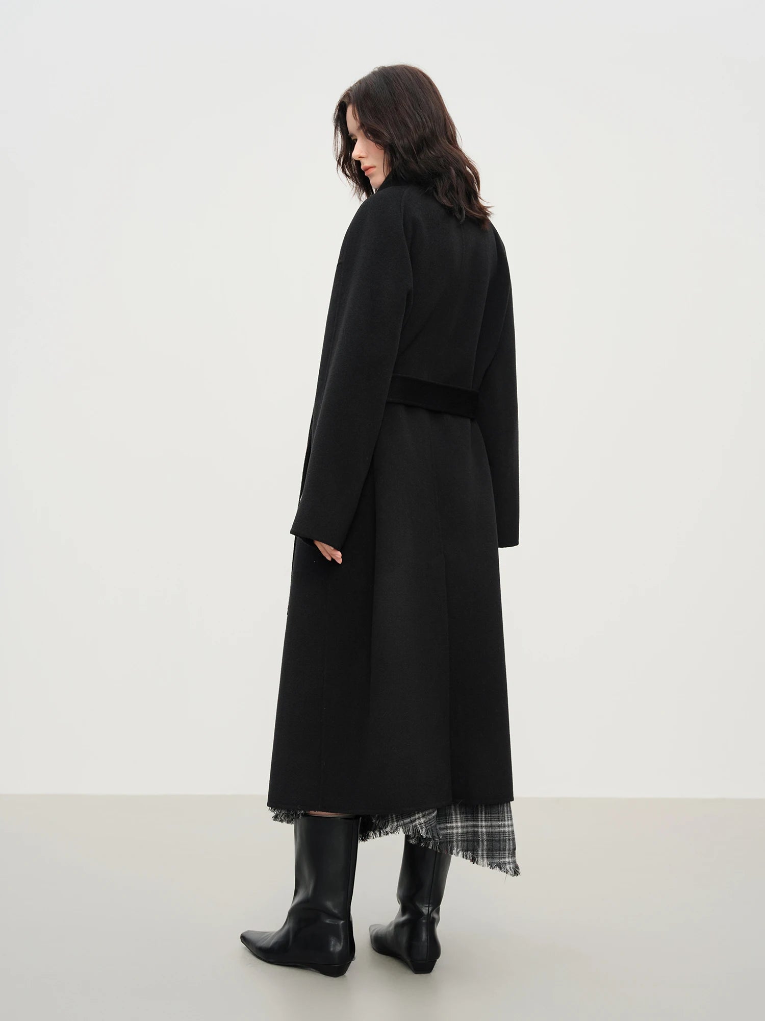 Wool Double-Faced Long Coat