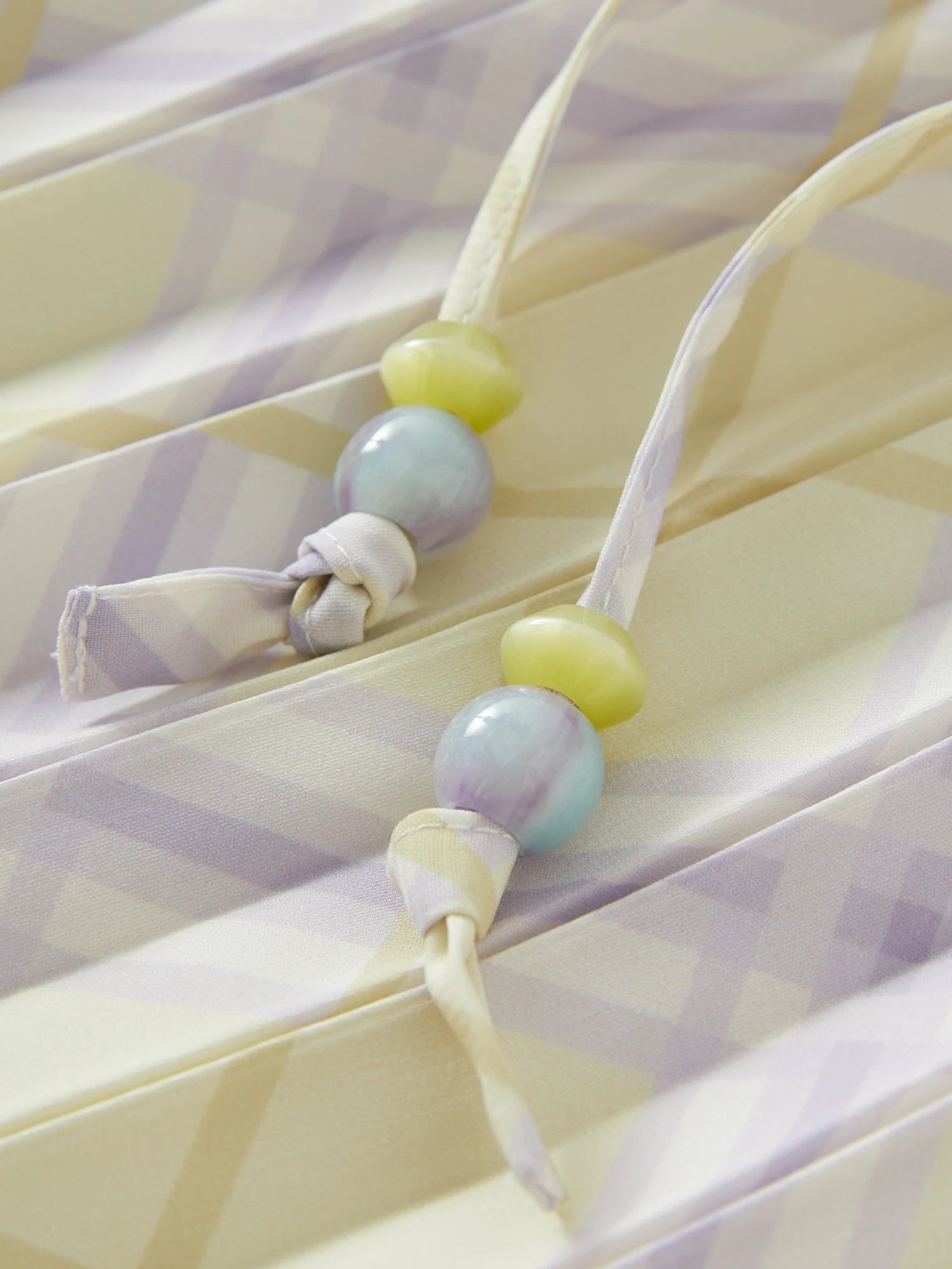 Rhombus Check Strap Midi Dress