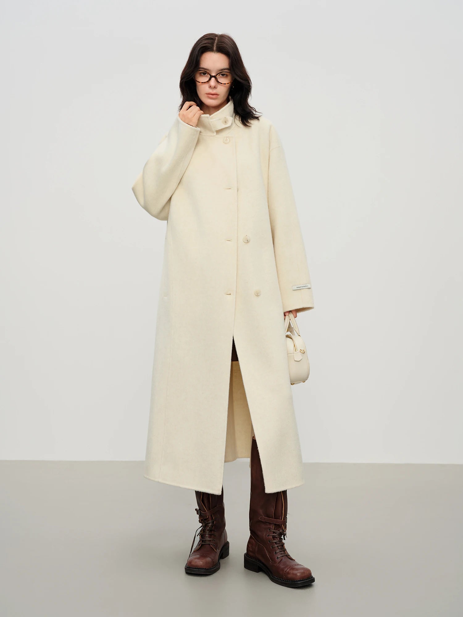 Wool Double-Faced Long Coat