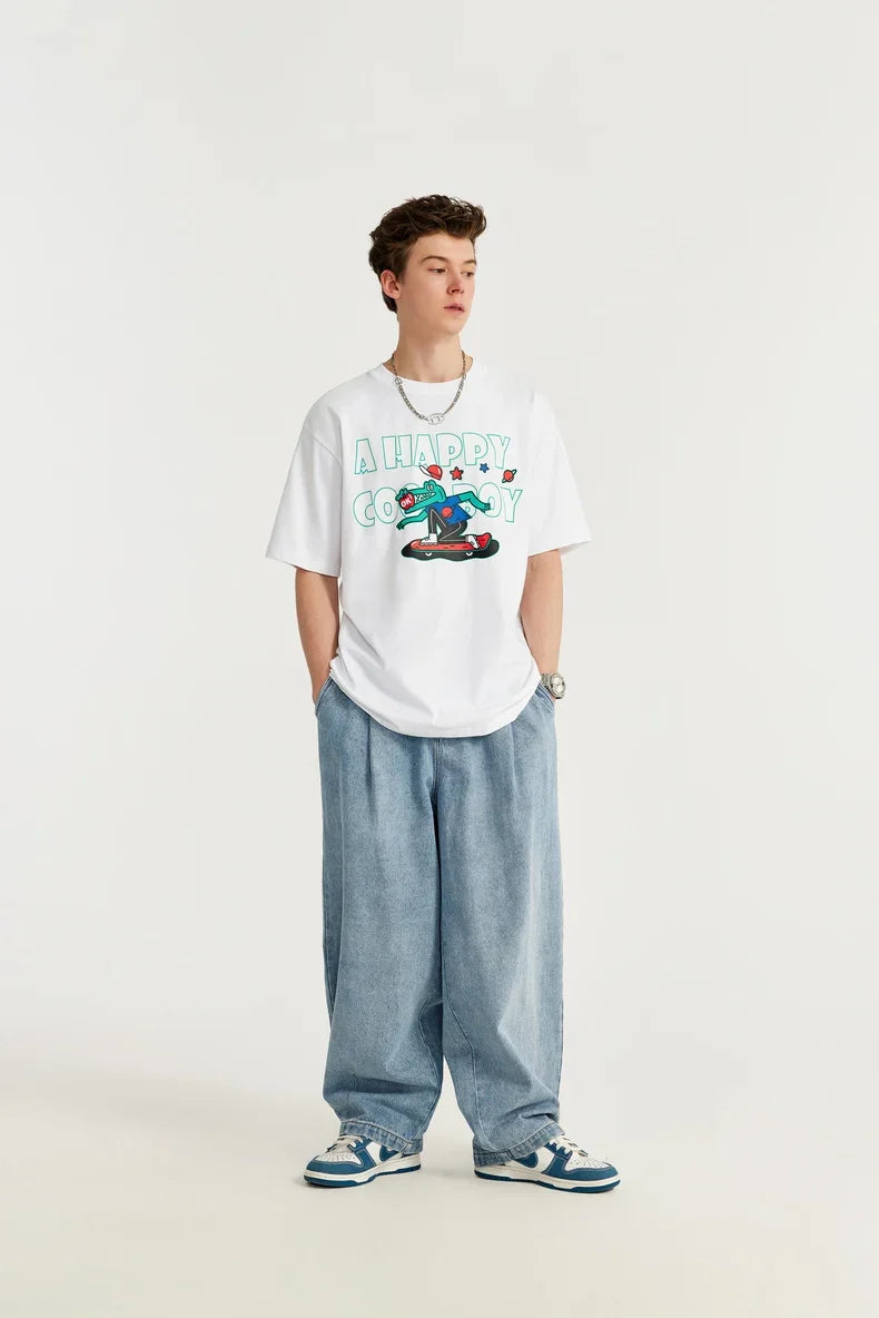 Crocodile skate Printed T-shirt