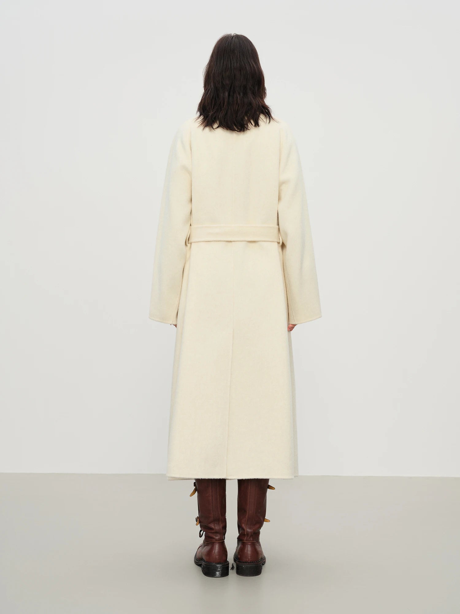 Wool Double-Faced Long Coat