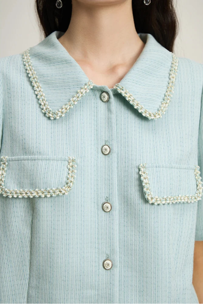 Elegant Classic Top and Skirt Set