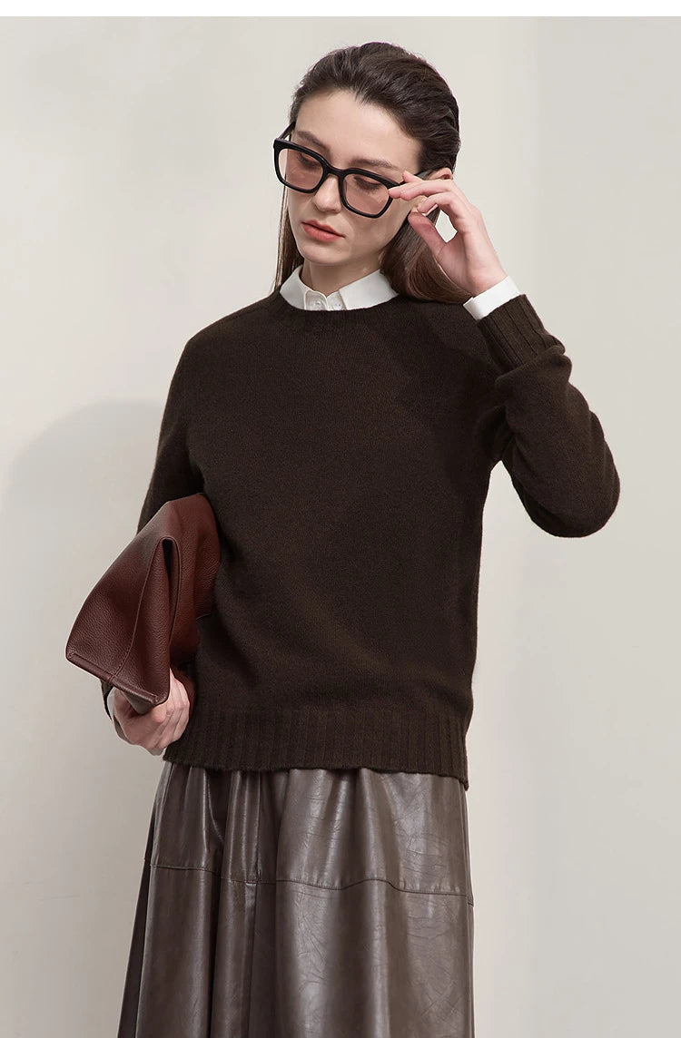Loose Casual Versatile Wool Sweater